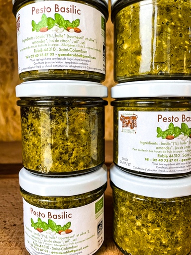Pesto basilic - La ferme de Rublé